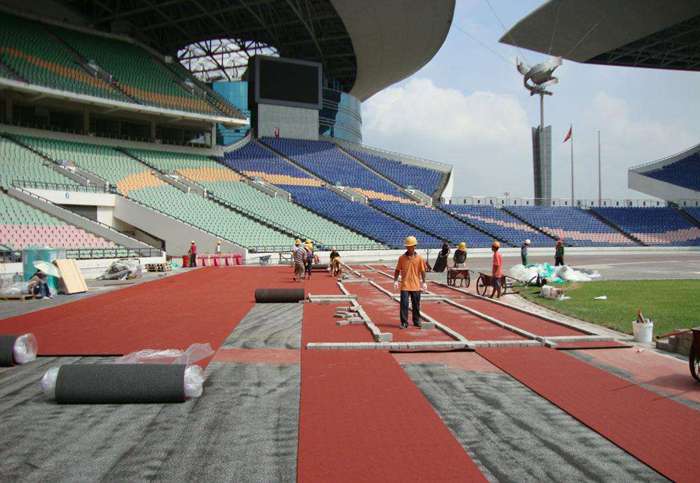 广西健身器材厂家-预制型塑胶跑道 广西健身器材厂家-预制型塑胶跑道